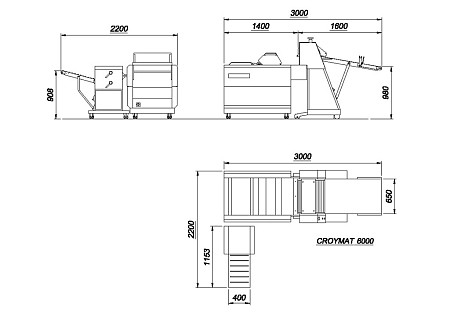 КРУАССАНОМАТ TEKNOSTAMAP CROYMAT 3000